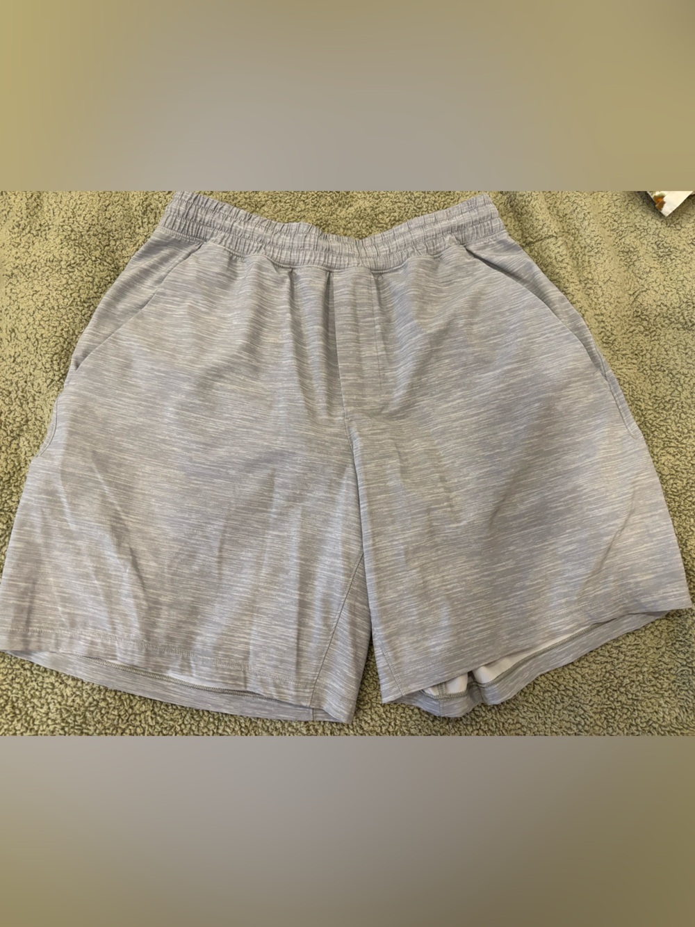lululemon lined Pace Breaker short pull on elastic waist drawstring workout